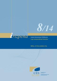 8/14 Irizpena Euskal Administrazio Publikoaren Lege Aurreproiektuari buruzkoa.